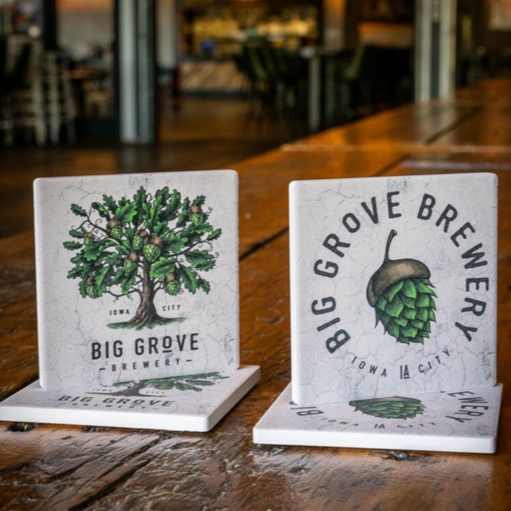 Big Grove Brewery Coaster Set